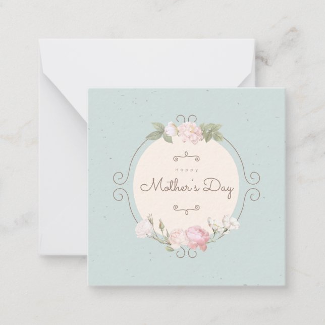 Mors dag anteckningskort (Framsida)