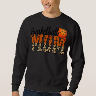 Mors dag Basketball Mamma citat Lång Ärmad Tröja