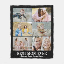 Mors dag Bästa mamma fotokollage 6 bilder