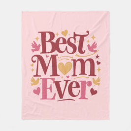 Mors dag Bästa mamma någonsin  Fleecefilt