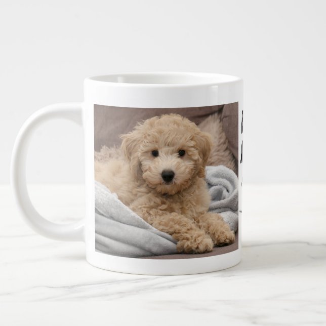 Mors dag bästa Mamma..Personlig två hund foto Jumbo Mugg (Vänster)
