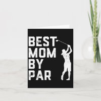 Mors dag Bästa mamma vid par-tröja Rolig golfkärle