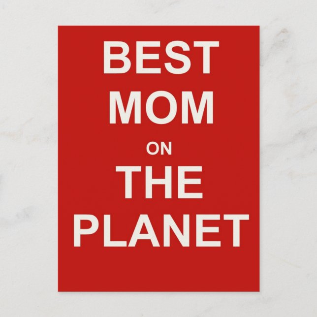 Mors dag - Bästa mamma Vykort (Framsida)