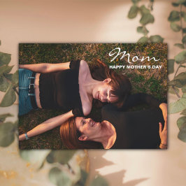 Mors dag Bästa vän Foto-kort Julkort