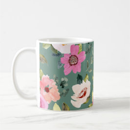 Mors dag Been & Blommig Kaffemugg