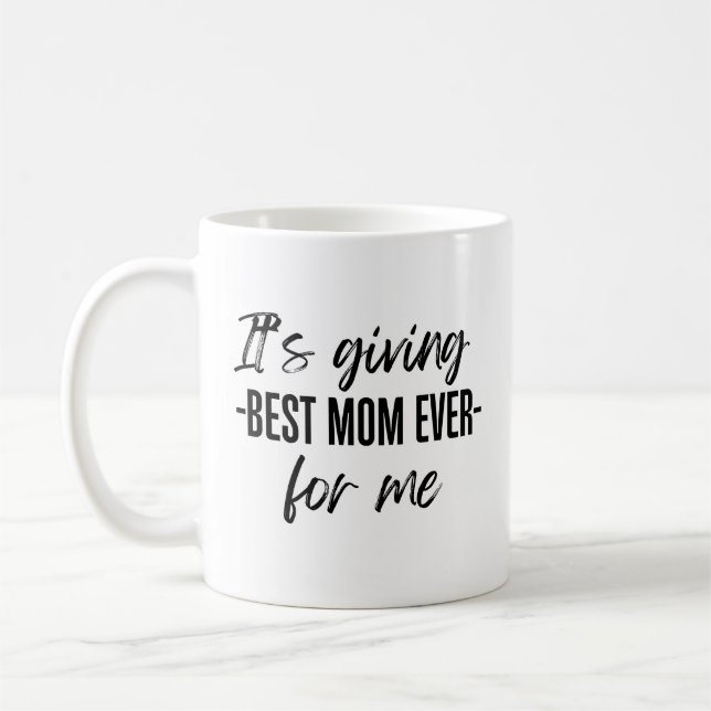 Mors dag Best Mamma Gift Coffee Mugg (Vänster)