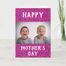 Mors dag Best Mamma någonsin barnfoto Kort