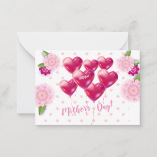 Mors dag Beval Blommigt Ornament Dekoration Anteckningskort