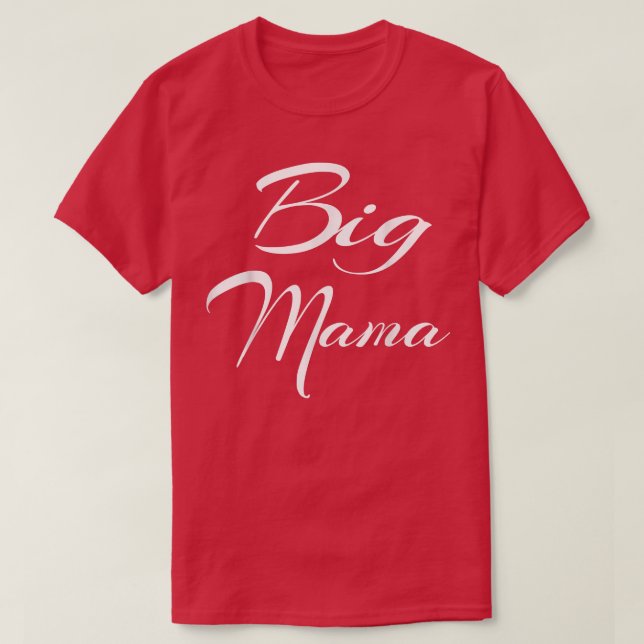 Mors dag Big Mamma, farmor  T Shirt (Design framsida)
