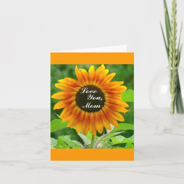 MORS DAG/ BIG SUNFLOWER / KÄRLEK DU, MAMMA KORT (Framsida)