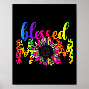 Mors dag Blästat Mamma Leopard Solros Mamma Mamma Poster
