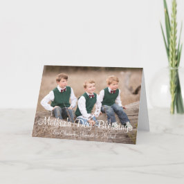 Mors dag Blessings Helgdag Card Helgkort