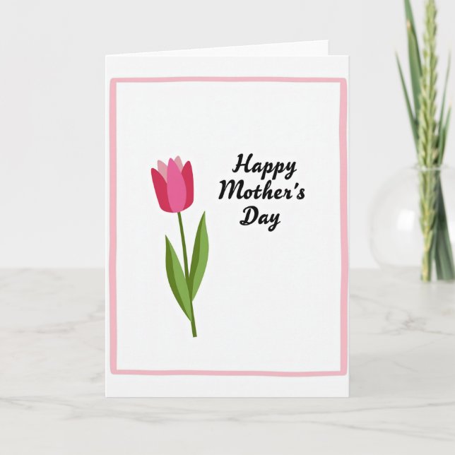 Mors dag Blomkort Kort (Framsida)