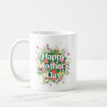 Mors dag blommigt | HELGDAGAR Kaffemugg<br><div class="desc">Denna moderna blommigt har en samling vår blommor med texten "Lycklig Mors dag" i populär typografi #blommigt #blommor #vår #modern #modersdag #mamma #morsa #mor #mamma #helgdagar #säsonger #elegant #trendig #festive #stil #typografi #populär #mode #snyggt #elegant #mugg # # # #feminin #forger Föredragande #presenter #presenter #kaffe # #kistan #kistanemugs #home #home...</div>