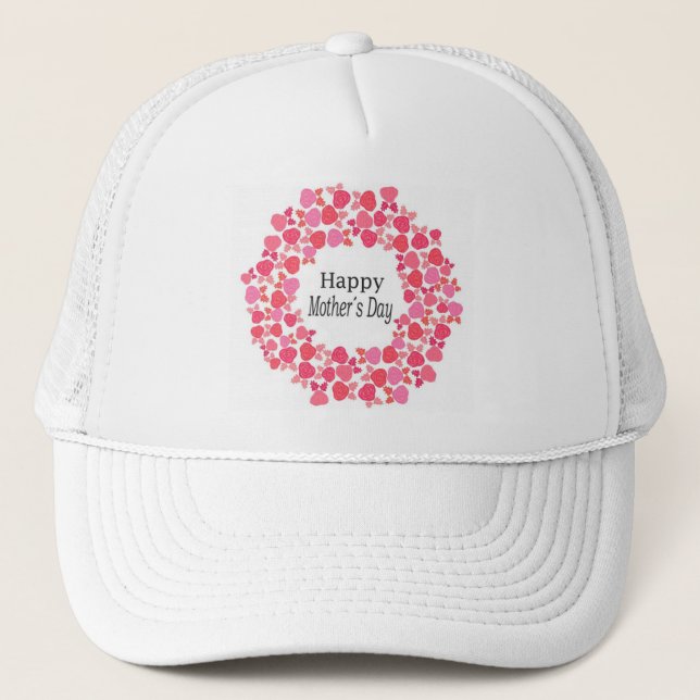 Mors dag blommigt keps (Framsida)