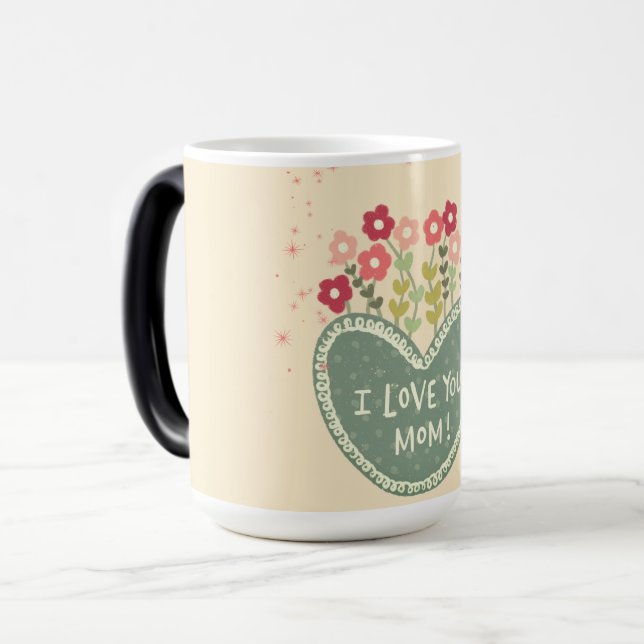 Mors dag, Blommor i en kärlek , Elegant Magisk Mugg (Framsida vänster)