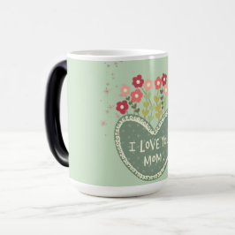 Mors dag, Blommor i en kärlek , Elegant Magisk Mugg