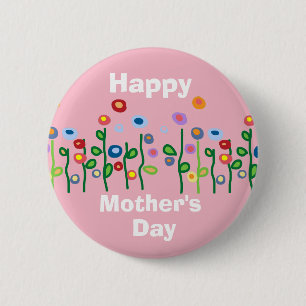 Mors dag blommor i söt knapp