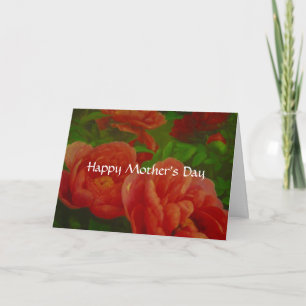 mors dag blommor kort
