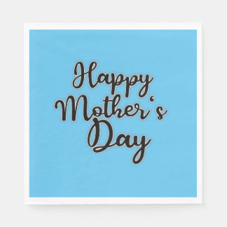 Mors dag Blue Napkin Pappersservett