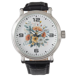 Mors dag Boho blommor Clipart-61983 Armbandsur