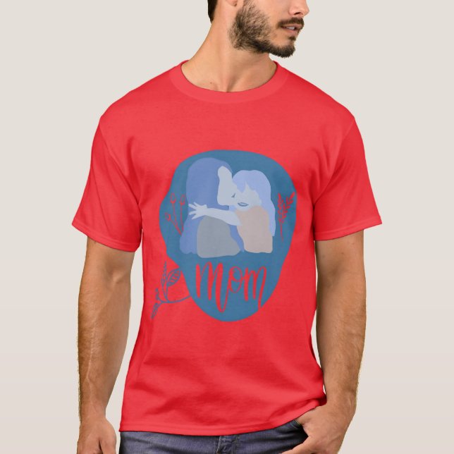 Mors dag Boho Mamma Mors dag Design Girl T Shirt (Framsida)