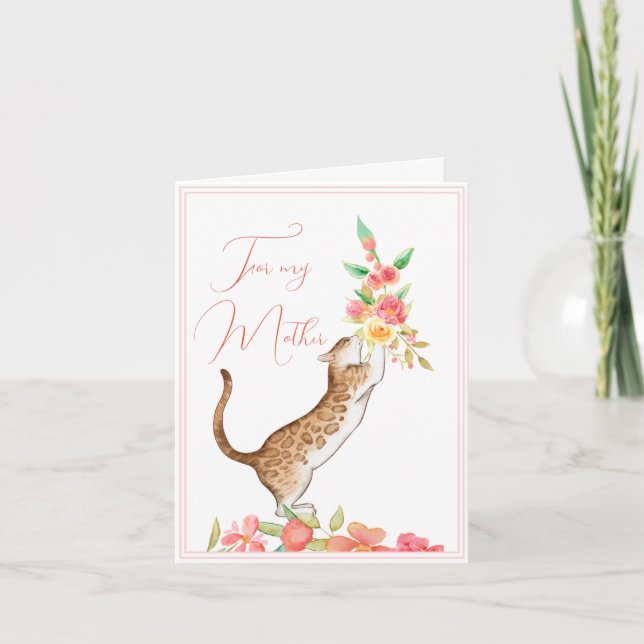 Mors dag Bouquet från matkortet Kort (Framsida)