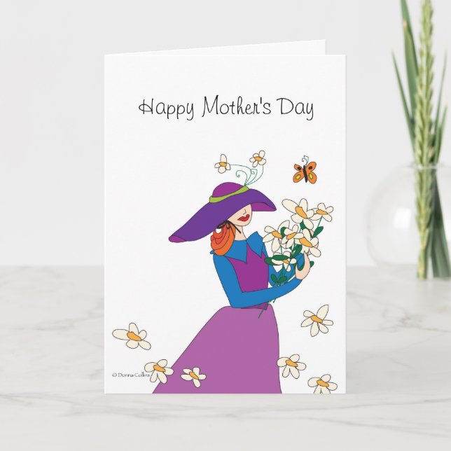 Mors dag Bouquet-kort Kort (Framsida)