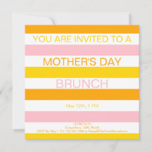 Mors dag Brunch-inbjudan