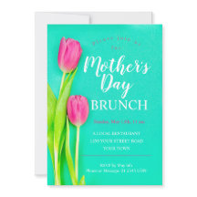 Mors dag Brunch Tulip Blommigt