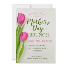 Mors dag Brunch Tulip Blommigt