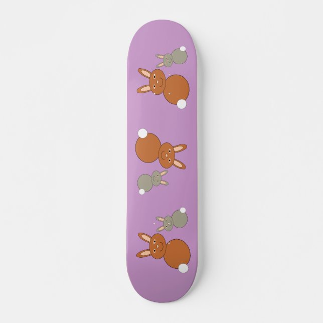 Mors dag Bunnies Skateboard (Framsida)
