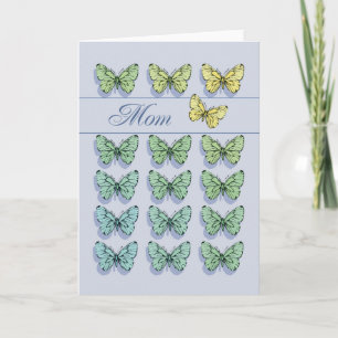 Mors dag Butterfly Kort