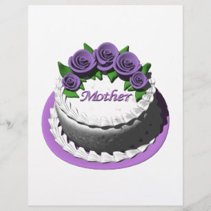 Mors dag Cake Reklamblad