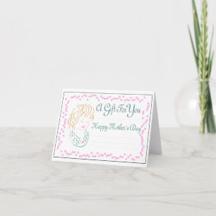 Mors dag Cameo Gift-kort Kort