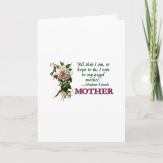 Mors dag Card Antique Ro Kort