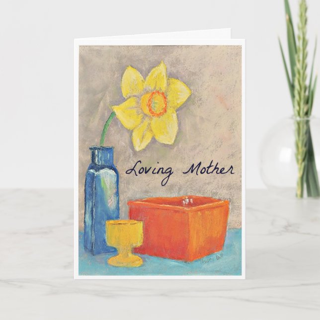 Mors dag Card Daffodil Kort (Framsida)