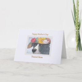 Mors dag Card - fårhund i hatt Kort