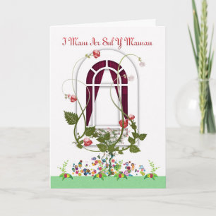 Mors dag Card - Mam Welsh Language Kort