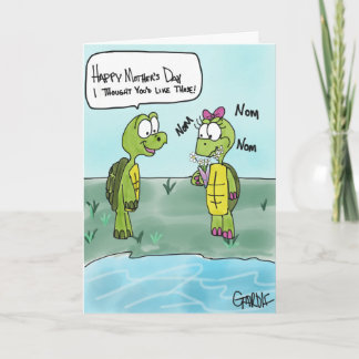 Mors dag Card Turtle kärlek hans mor Kort