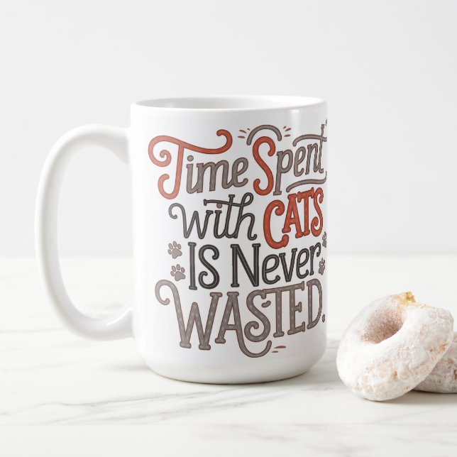 Mors dag Cat Lover Kaffemugg (Med munk)