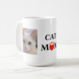 Mors dag Cat Mamma Quote Personlig Photo Kaffemugg