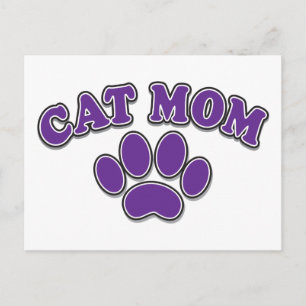 Mors dag Cat Mamma Vykort