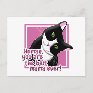 Mors dag Cat Vykort