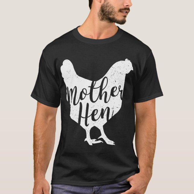 Mors dag Chicken Mor Hen för kvinnor T Shirt (Framsida)