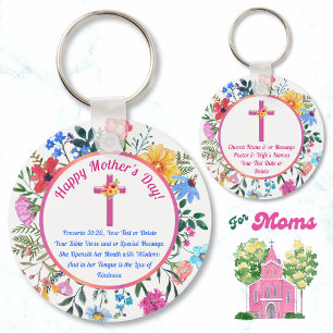 Mors dag Church Gift Ideas, Proverbs 31:26 eller Nyckelring
