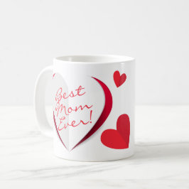 Mors dag Cute Modern Hearsts skript Mugg