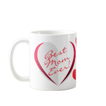Mors dag Cute Modern Hearsts skript Mugg