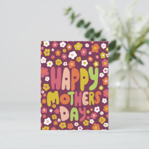 MORS DAG Daisy Cute Customized Colorful Vykort
