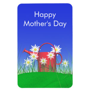 Mors dag Daisy och vattendjur Magnet